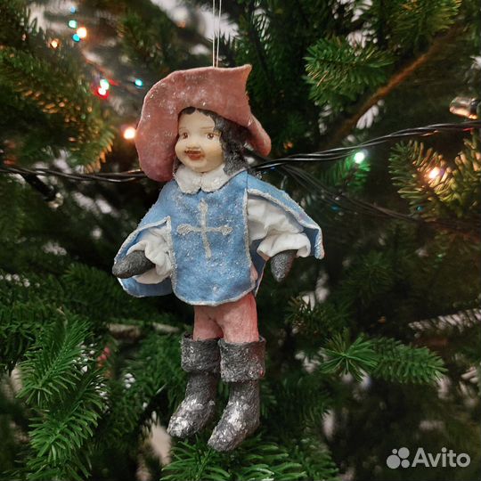 Ватная ёлочная игрушка