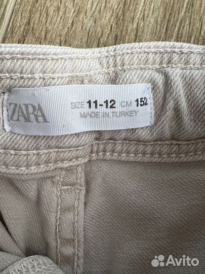 Джинсы и толстовка zara для девочки 11-12 лет