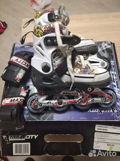 Роликовые коньки детские раздвижные