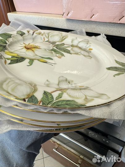 Посуда белый шиповник набор