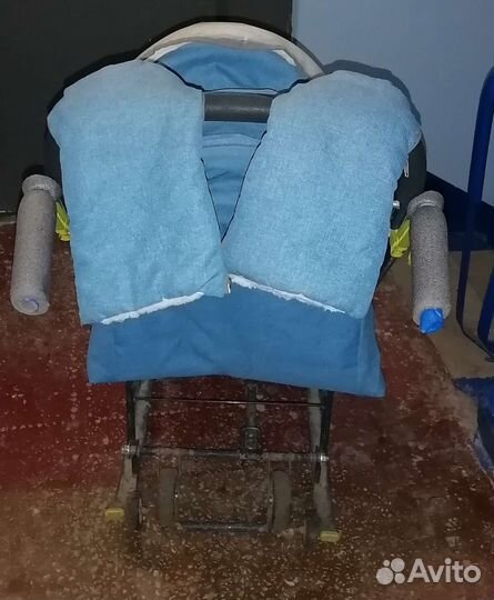 Детские санки коляска ника