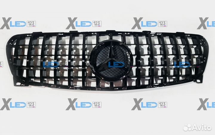 Решетка радиатора Mercedes W156 X156 GT AMG black