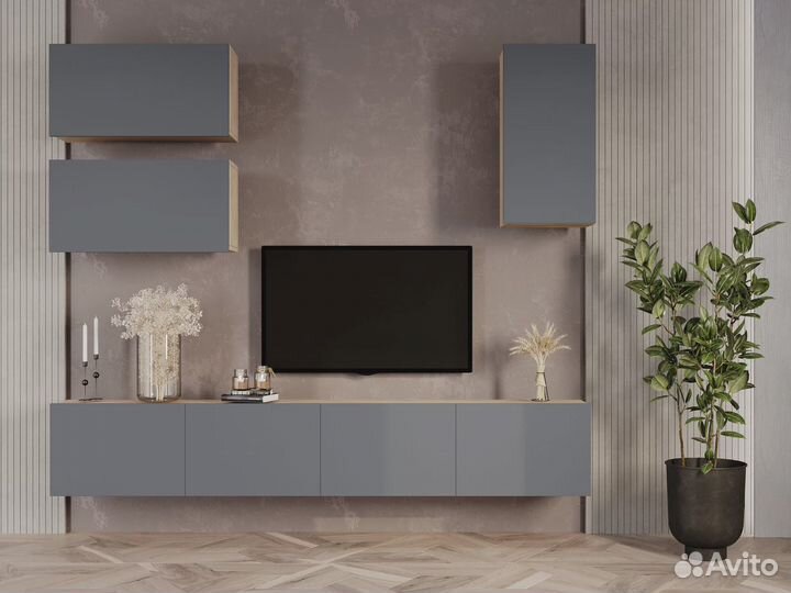 Гостиная IKEA стиль глянец