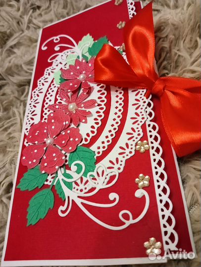 Конверт для денег ручной работы