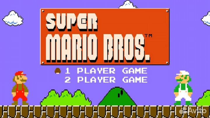 8-бит картридж для Dendy: Super Mario Bros. 