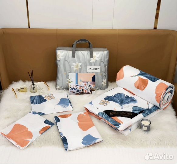 Постельное белье с готовым одеялом