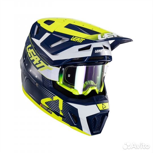 Кросс-Эндуро Шлем Leatt Moto 7.5 Helmet Blue 2024