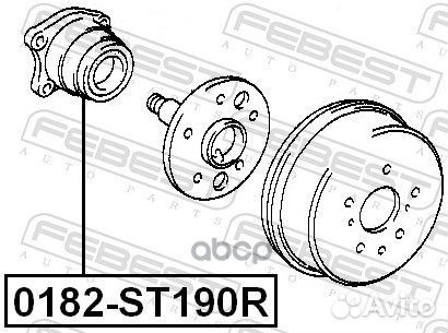 Ступица 0182-ST190R 0182-ST190R Febest