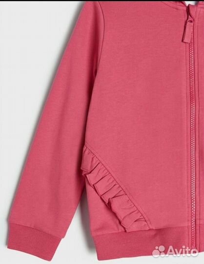 Толстовка утепленная для девочки