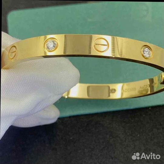 Браслет Cartier Love из желтого золота 0,35ct