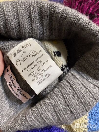 Шапка и шарф Hello Kitty кашемир