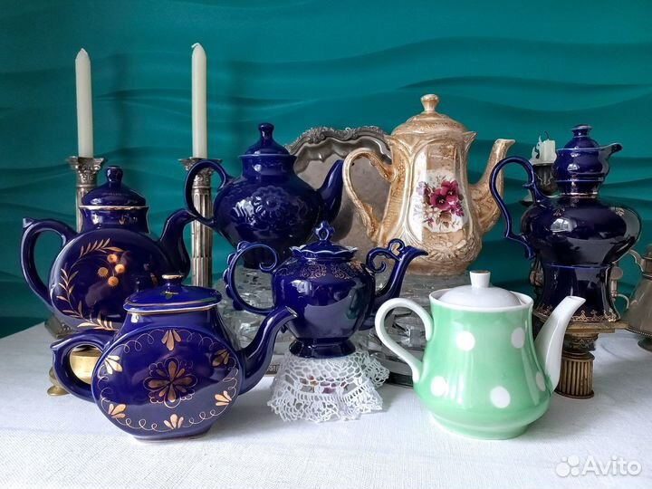 Чайник Заварочный (Фарфор Винтаж)