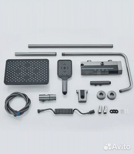 Душевая система с тропическим душем дисплеем 4в1