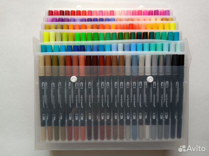 Акварельные художественные маркеры 132 шт