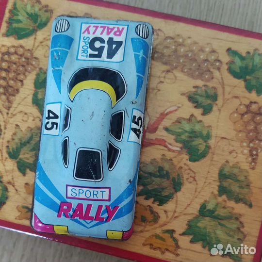 Металлическая машинка гонка Ралли СССР