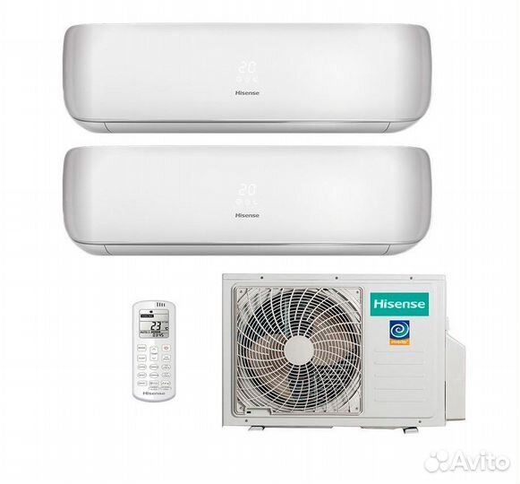 Мульти сплит-система hisense на 2-3-4-5 комнат