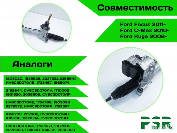 Рулевая рейка Ford Kuga 2008