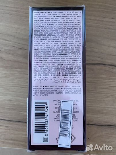 Туалетная вода Lancome midnight rose