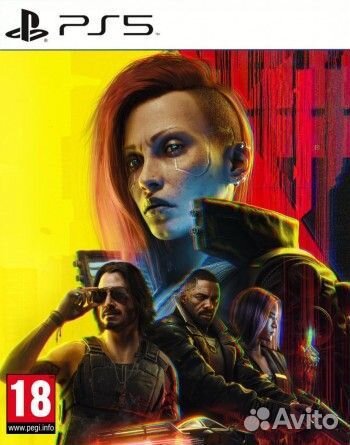 Диск на ps5 cyberpunk 2077