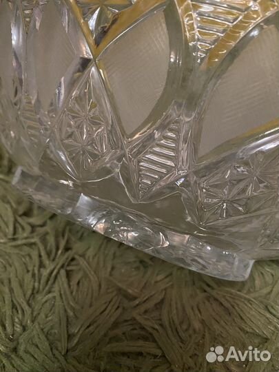 Хрустальная ваза - конфетница