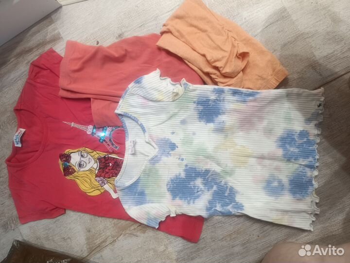 Пакетом 116-122 девочке