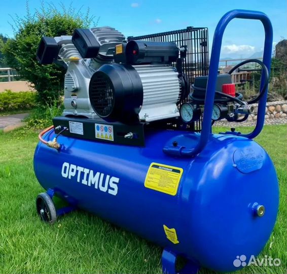 Компрессор поршневой 420 л/мин ресивер 100л 220в
