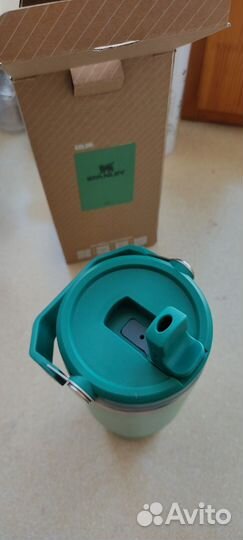 Термокружка stanley с трубочкой 0,887л