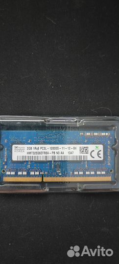 Оперативная память Hynix DDR3L 1600 SO-dimm 2GB Оп
