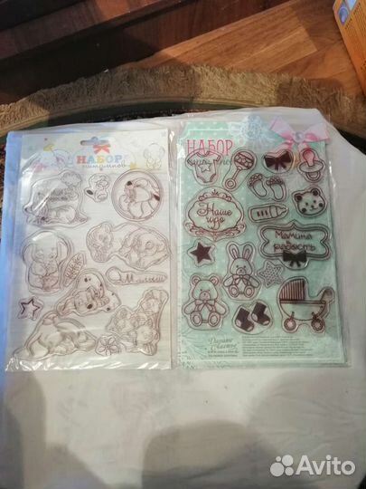 Набор штампов для скрапбукинга