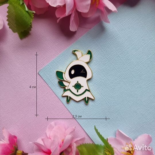 Набор металлических значков из игры Геншин Импакт