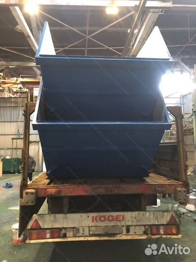 Мусорный бункер из металла 8м3 Арт д12419