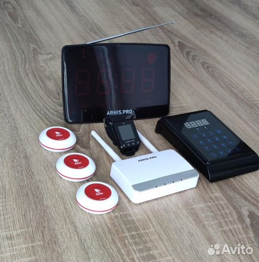 Система вызова персонала беспроводная - комплект