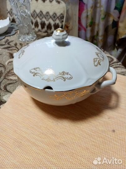 Супница фарфор Чехословакия