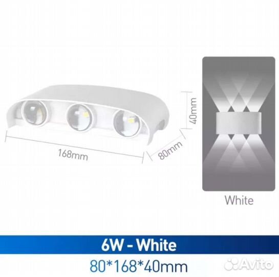 Cветодиодный светильник на стену