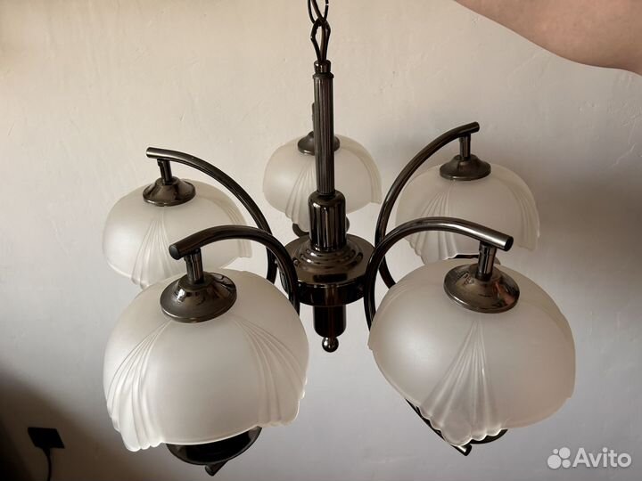 Люстра потолочная подвесная бу