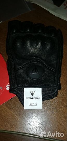 Перчатки без пальцев мужские