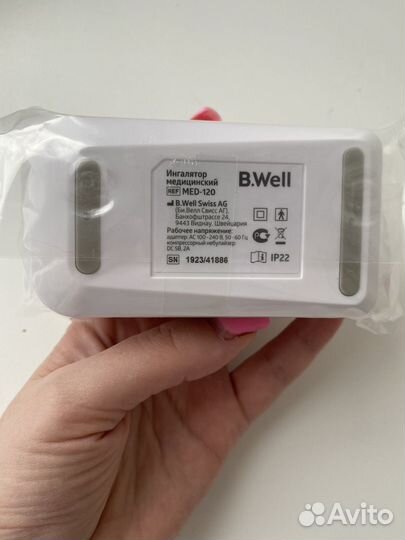 Ингалятор небулайзер портативный BWell новый