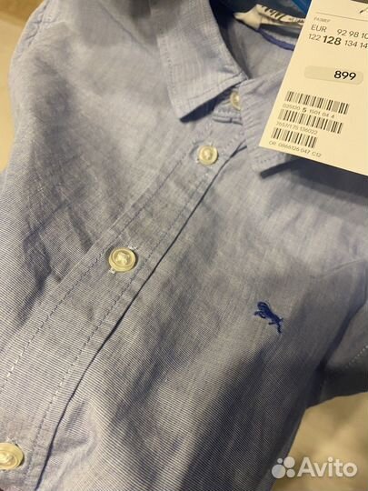 Рубашка для мальчика 128 H&M