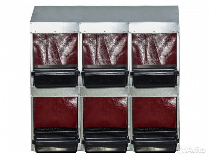 Гнезда для кур компакт с яйцесборником