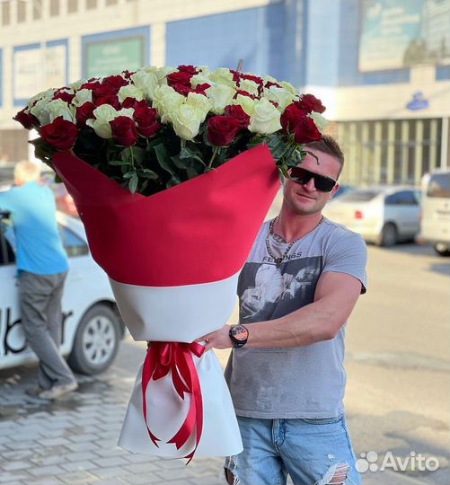 101роза 70см доставка длинные розы с доставкой