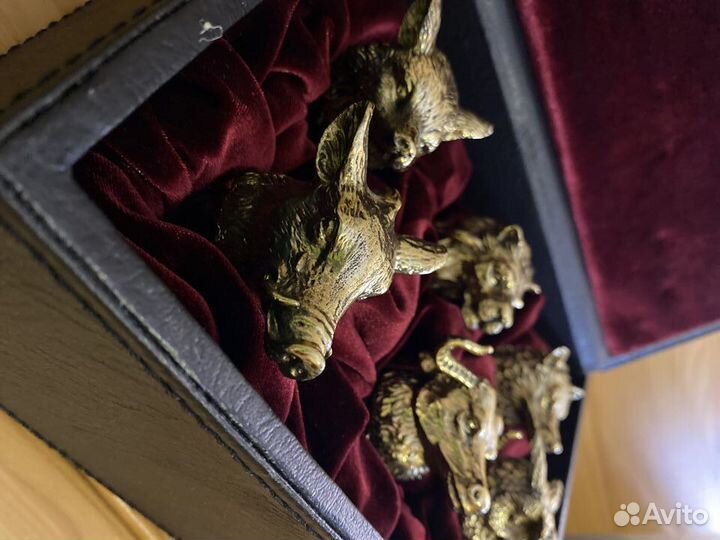 Набор стопок-перевертышей «звери»/ Подарок мужчине