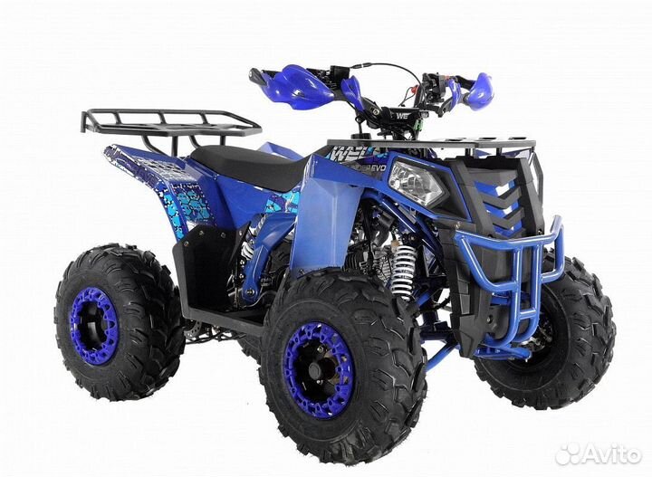 Квадроцикл wels thunder EVO синий