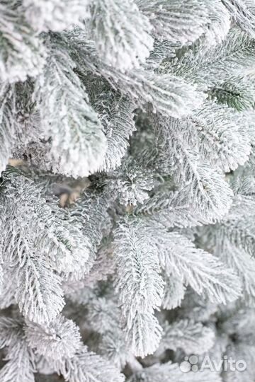 Елка искусственная литая заснеженная 160 см