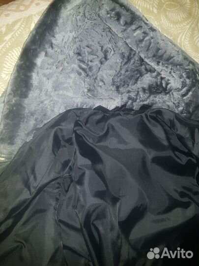 Шуба мутоновая с капюшоном 48 50