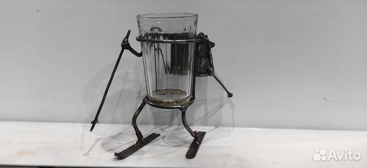 Металлический подстаканник сувенир