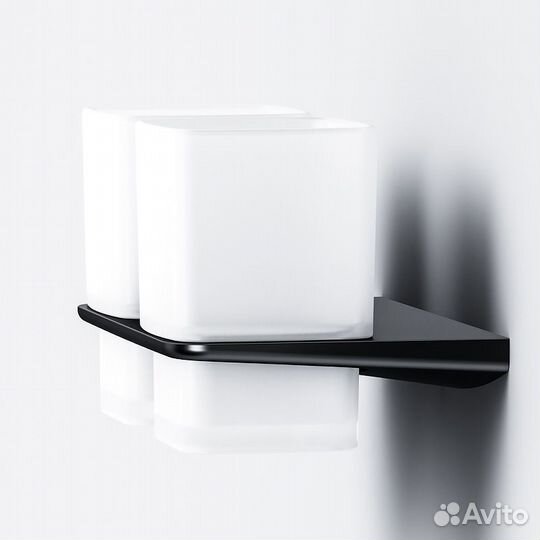 Стакан для зубных щеток AM.PM Inspire V2.0 A50A343422 двойной Черный матовый