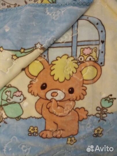 Плюшевый плед (покрывало) детский