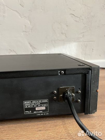 Sony CDP X555ES Black CD плеер