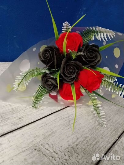 Букеты из мыльные цветов