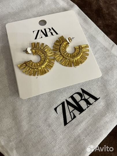 Серьги Zara новые
